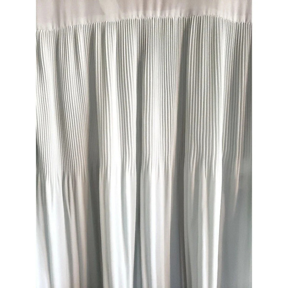 Rachel Roy Blouse Women's L Chiffon Green Pastel  Mint  Button Front Lightweight - Picture 8 of 11